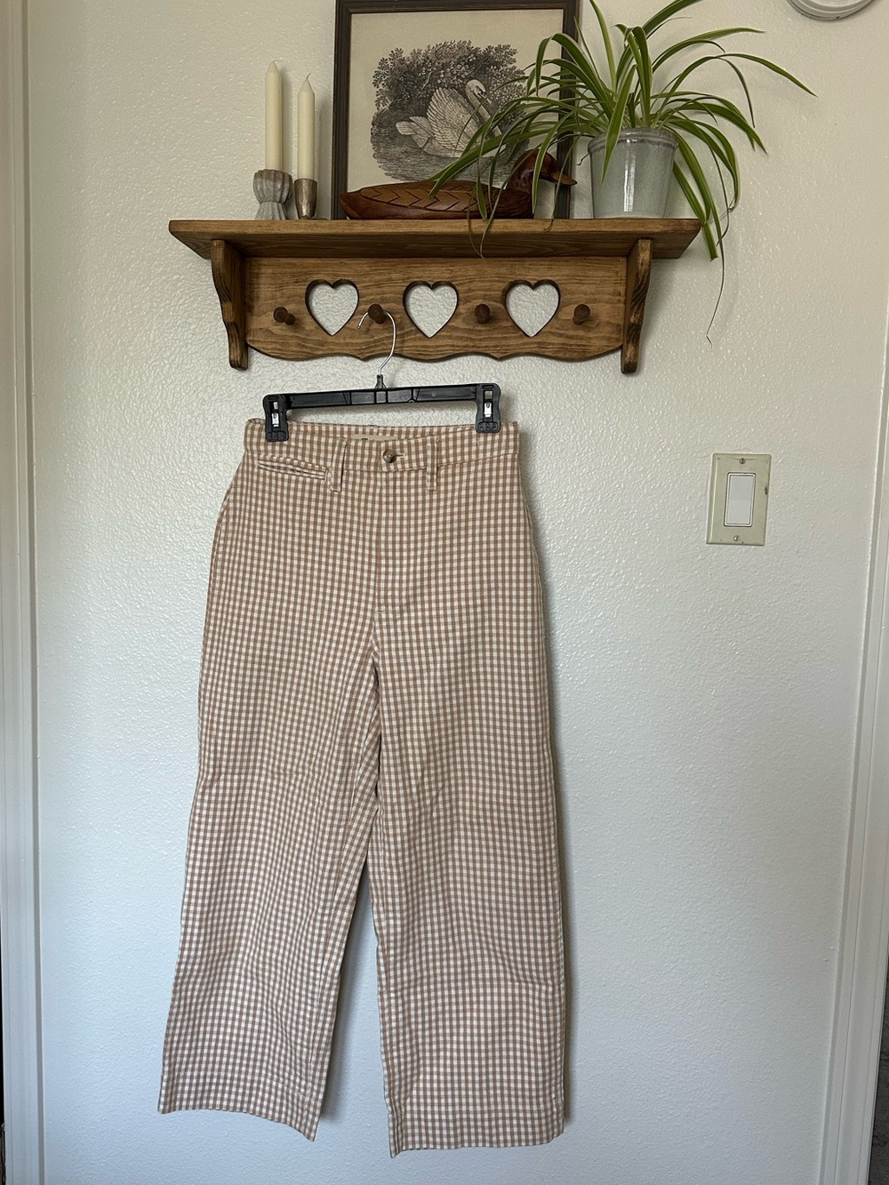 Madewell Gingham Emmet Pants